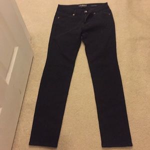 straight black skinny jeans